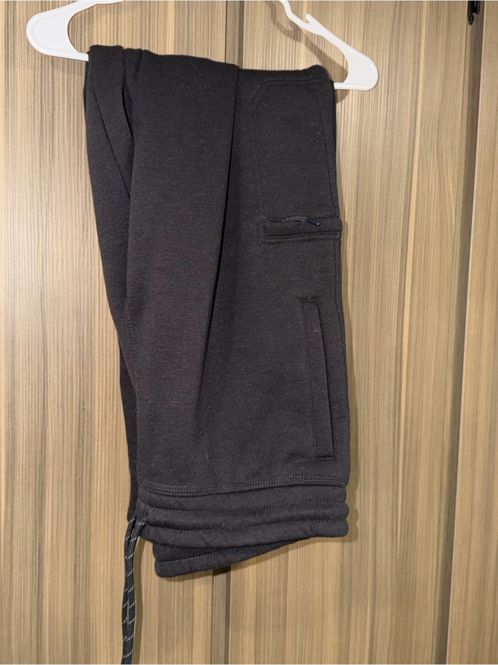 Weatherproof Men's Black Sweatpants with Zip Pocket